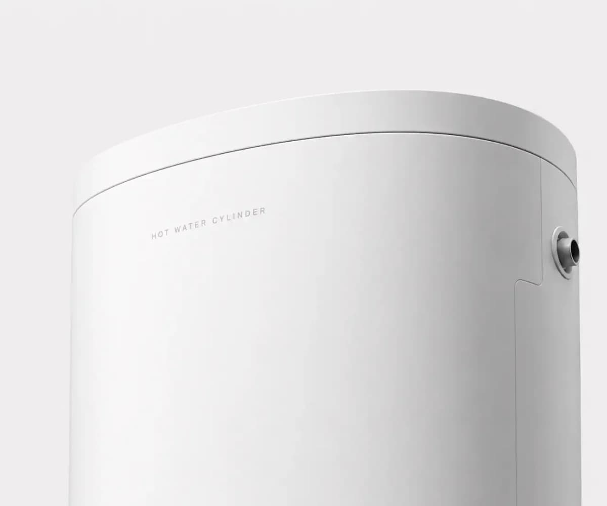 A hot water cylinder